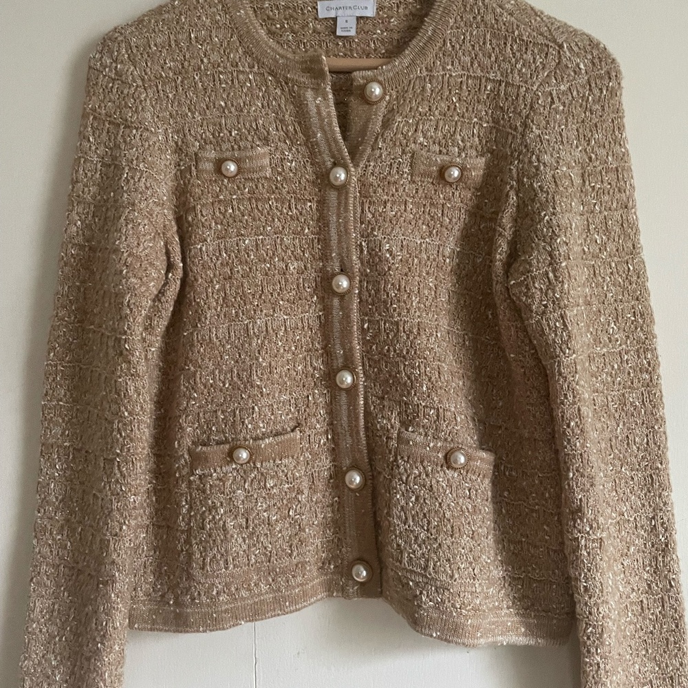 Button-down cardigan